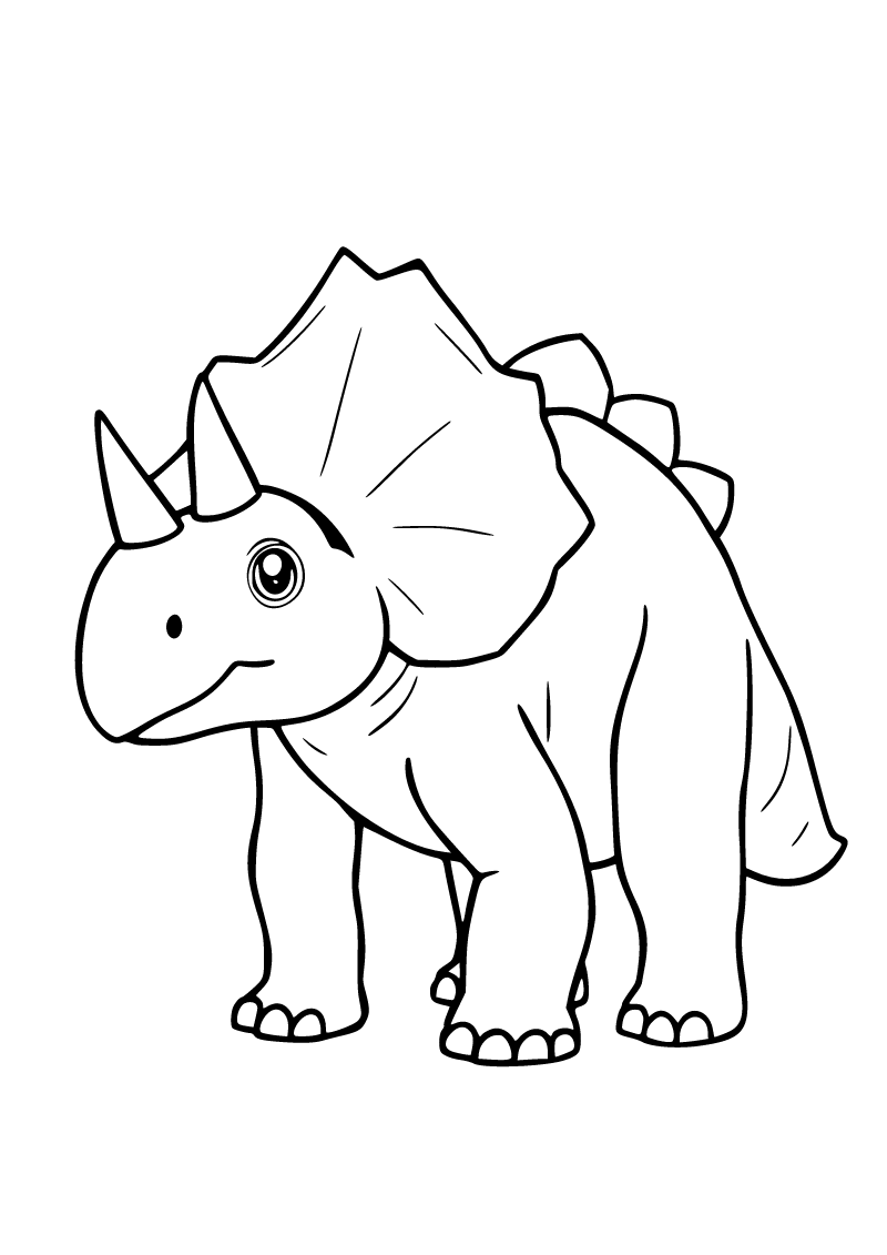 Protoseratops boyama sayfası