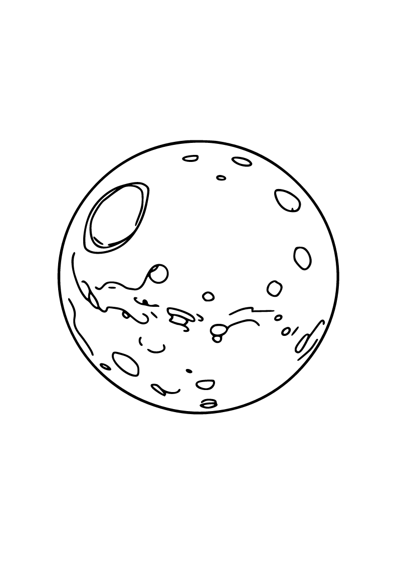 Mars boyama sayfası